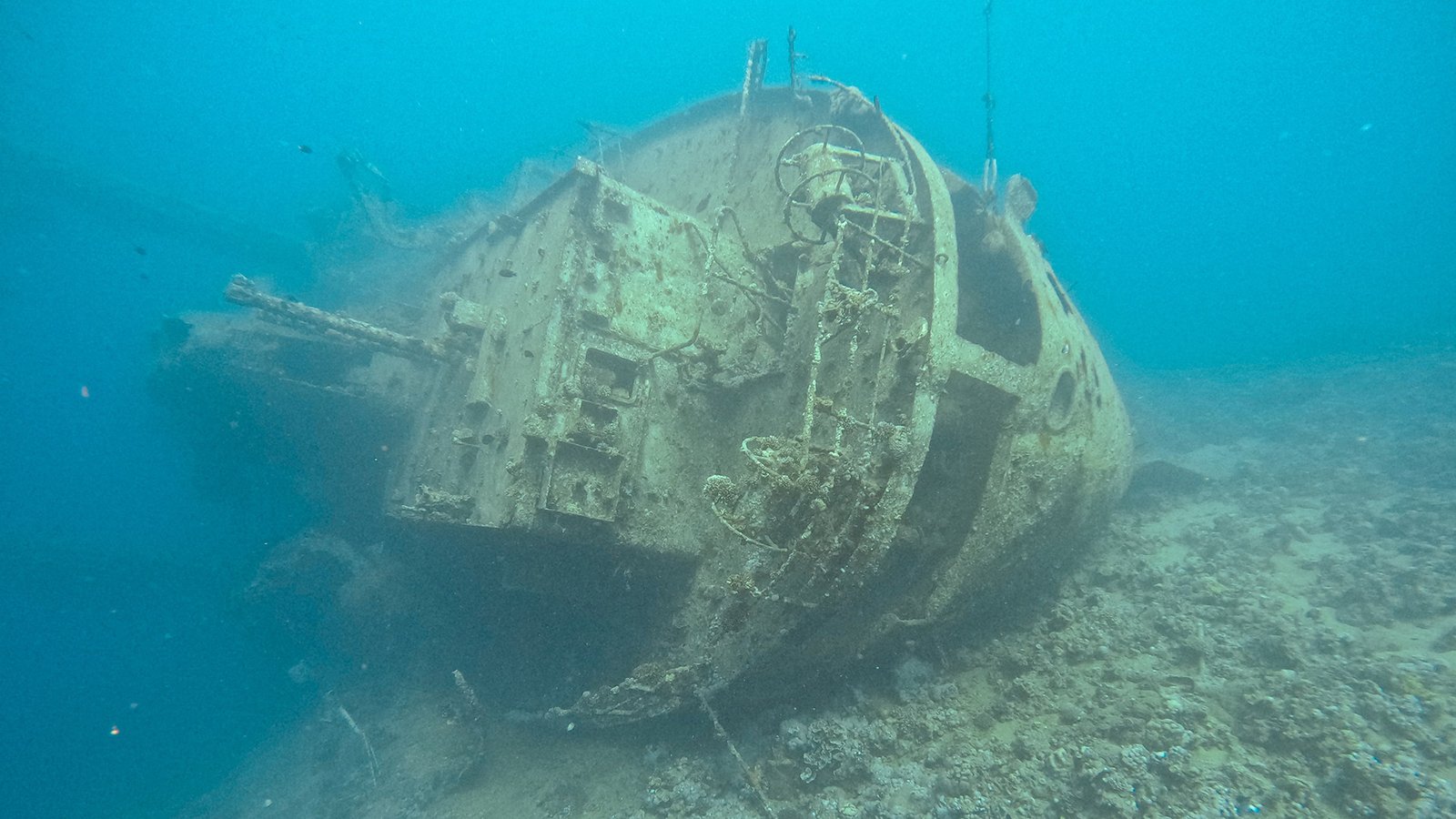 Cedar Pride wreck overview